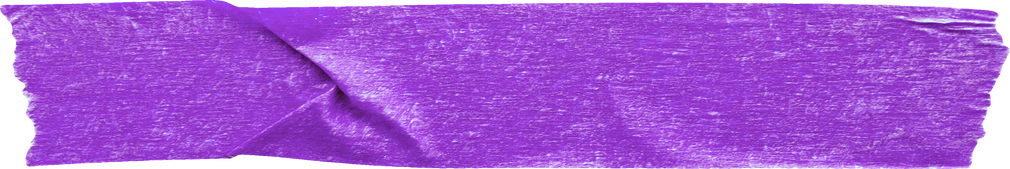 Purple tape piece